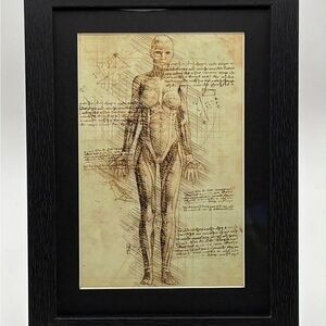 Vintage-Style Anatomical Art Print
